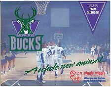 1993/94  Milwaukee Bucks Team  Calendar picture