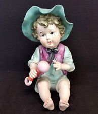 Antique Germany Bisque Porcelain Baby Toddler Figurine 9 5/8'' Height picture