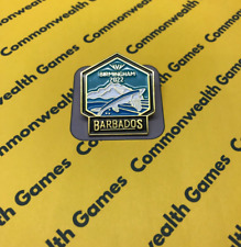 Birmingham 2022 Commonwealth Games Barbados Athletes Pin Badge Genuine Original picture
