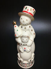 Porcelain Snowman Snow Child Ornament 5 1/2