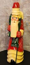 VTG Russian Hand Carved & Painted by Sergiev Posad Ded Moroz/Santa 1995 COMPLETE picture
