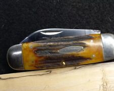 VERY RARE EXCELLENT 1976 CASE XX ELEPHANT TOE 6250 STAG HANDLE KNIFE picture