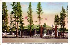 Linen PC Union Pacific West Yellowstone Station West Entrance National Park picture