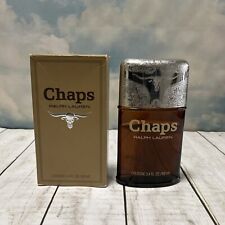 Vintage Discontinued Ralph Lauren Chaps Cologne 3.4 FL Oz 3/4 Full With Box picture