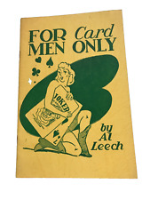 1949 ANTIQUE FOR CARD MEN ONLY MAGIC TRICKS BOOK picture