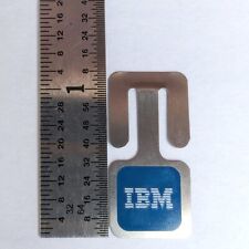 Vintage Small IBM Bookmark, metal picture