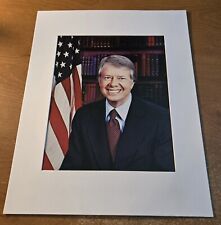 President Jimmy Carter Authentic & Vintage Signed White House Photo - Matted  picture