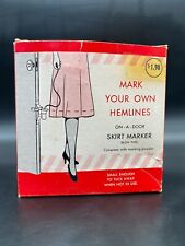 Vintage Mark Your Own Hemlines On-a-Door Skirt Marker in Box COMPLETE picture
