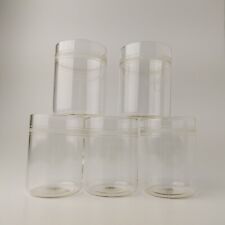 Vintage Saale-Glas GDR Set of 5 Tea Cup Glasses for Podstakannik Holders #5487 picture