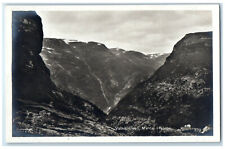 c1920's View of Mountains Vatnehalsen Myrdal Norway RPPC Photo Postcard picture