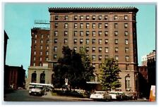 Sheraton Kimball Hotel Building Cars Springfield Massachusetts MA Postcard picture