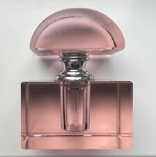 Gorgeous Pink Glass and Chrome Art Deco Scent Bottle picture