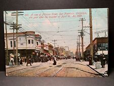 Postcard San Francisco CA c1900s - Fillmore Street View picture
