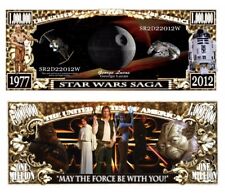 ✅ Pack of 10 Star Wars Saga Collectible 1 Million Dollar Bills Novelty Money ✅ picture