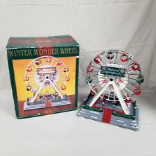 VTG MAISTO Christmas Decor Winter Wonder Wheel Ferris Wheel Plays 18 Songs WORKS picture