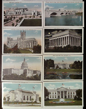 1940's WASHINGTON D.C. POSTCARD LOT 15 POSTCARDS UNMAILED UNION STATION CAPITOL picture