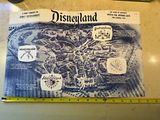 1955 DISNEYLAND PRE - OPENING ADVERTISING BROCHURE   WALT DISNEY picture