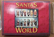 SANTAS FROM AROUND THE WORLD DATED POCELAIN FIGURINE SET IN BOX picture