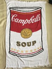 Vintage 1970s Andy Warhol Campbell’s Beach Towel picture