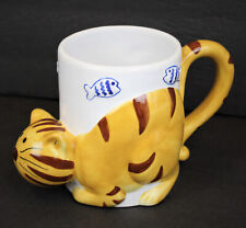 Orange Tabby Cat Coffee Mug Cup 3D Kitten JC Penny Home Collection Cat Lovers picture