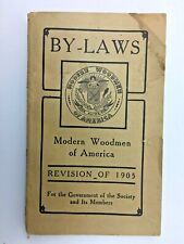 1905 Modern Woodmen of America By-Laws Book picture
