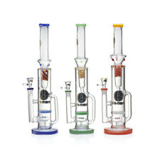 Straight Tube Recycling Water Pipe - BIGMOM Collection - By Lookah Glass picture