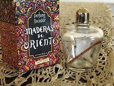 Vintage Maderas De Oriente by Myrurgia Mini EMPTY Perfume de tocador Spain w BOX picture