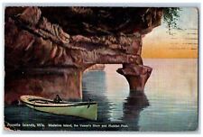c1910 Madeline Island The Vessel's Stern and Rudder Post. Wisconsin WI Postcard picture