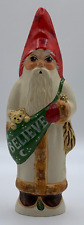 Vaillancourt Folk Art Santa White Father Christmas with Teddy 2007, #2007-83 picture