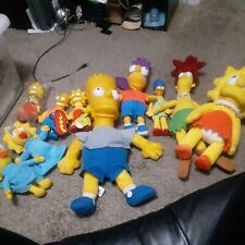 Simpsons Dolls Plushies  Huge Lot 90's bart doll.  picture