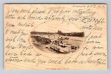 Cincinnati OH-Ohio, Public Landing, Ohio River Antique Vintage c1907 Postcard picture