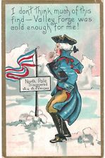 George Washington A/S HBG H B Griggs Discovers North Pole Patriotic 1910  picture