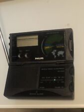 Philips AE 4230 00 Travel Alarm Clock Radio World Time AE4230 TESTED WORKS -read picture