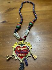 Vintage Jazz Fest Mardi Gras Beads 2006 Signed Micheal Hunt Missing One Charm picture