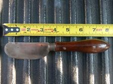 Vintage Rare Warner No. 70 Accuracy Tools Carpet Or Leather Knife Wooden Handle  picture