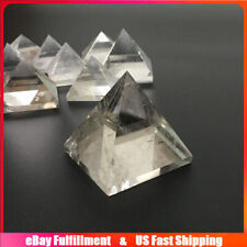 Natural Clear Quartz Crystal Pyramid Chakra Orgone Energy Fengshui Tower Healing picture