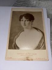 Antique Cabinet Card Portrait French Actress Mademoiselle Mars / Monvel Daughter picture