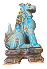 Vintage Antique Blue Foo Dog Made in Japan Wales picture