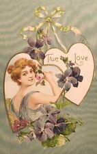 1909 Valentine Day Postcard 