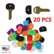 20x Key ID Caps Rubber Identifier Top Cover Topper Ring Mixed Colors Hat Shape picture