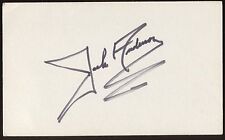 Jack Anderson Signed Index Card 3x5 Autographed Signature AUTO  picture