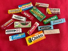 Vintage Lot Of 17 CHEWING GUM PACKS  Unopened NOS Beech-nut Chiclets Wrigley’s picture