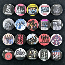 RAMONES 70's 80's Punk Rock Classic Rock Music Pinback Buttons 1