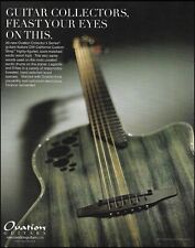 Ovation Dragon Wood Elite 2018 DW Collector's Series guitar ad print picture
