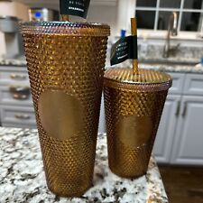Very Rare starbucks 50th anniversary tumblers. One 24 Ounce And One 16 Ounce. picture