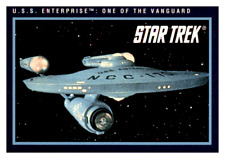 1991 STAR TREK U.S.S. Enterprise Trading Card #235 Paramount Pictures picture