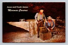 Replicas of Frank and Jesse Meremac Caverns James Postcard picture