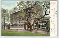 Postcard Vintage 1908 Gymnasium at Yale University in New Haven, CT. picture