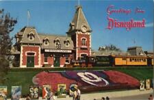 Greetings From Disneyland Chrome Postcard Vintage Post Card picture