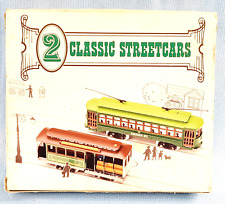 2 Classic Streetcars Desire St & Powell & Mason Trolley in Box Die Cast picture